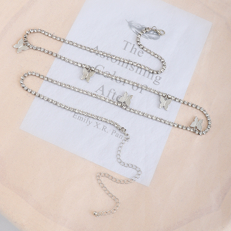 Fashion Sexy Butterfly Body Chain Belly Waist Chain for Women Summer Beach Trend Jewelry Accessories Belt Party Gift 16205433
