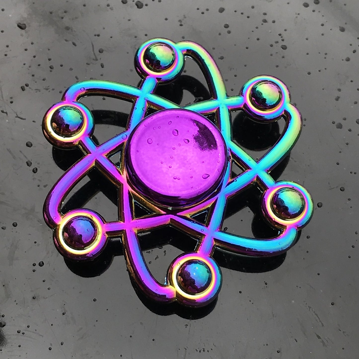 Clover Colorful Fingertip Spinning Spiral Decompression Toy Finger Spinner 1620545610437