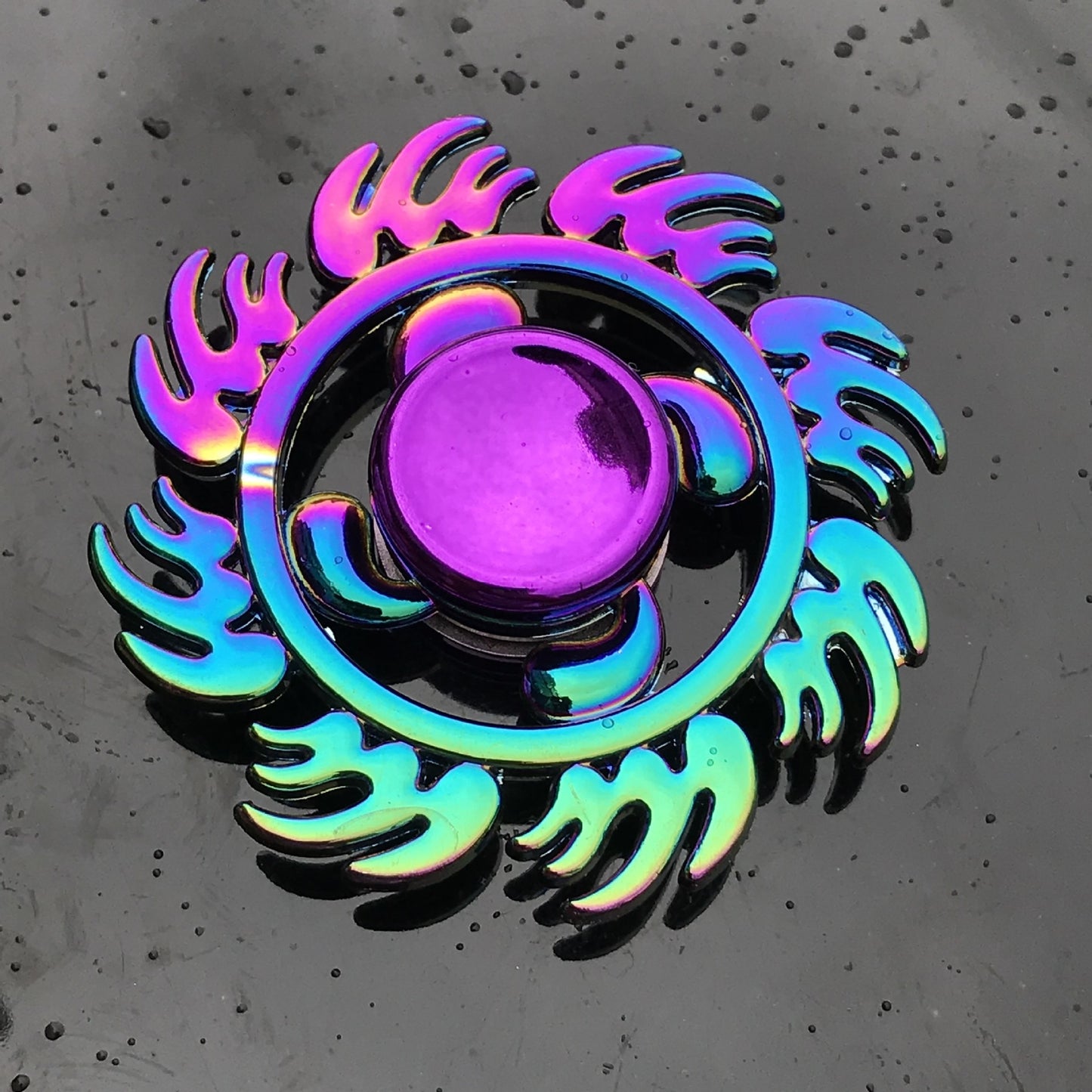 Clover Colorful Fingertip Spinning Spiral Decompression Toy Finger Spinner 1620545610438