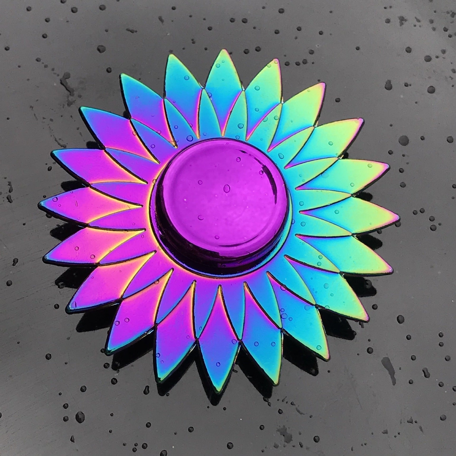 Clover Colorful Fingertip Spinning Spiral Decompression Toy Finger Spinner 1620545610735