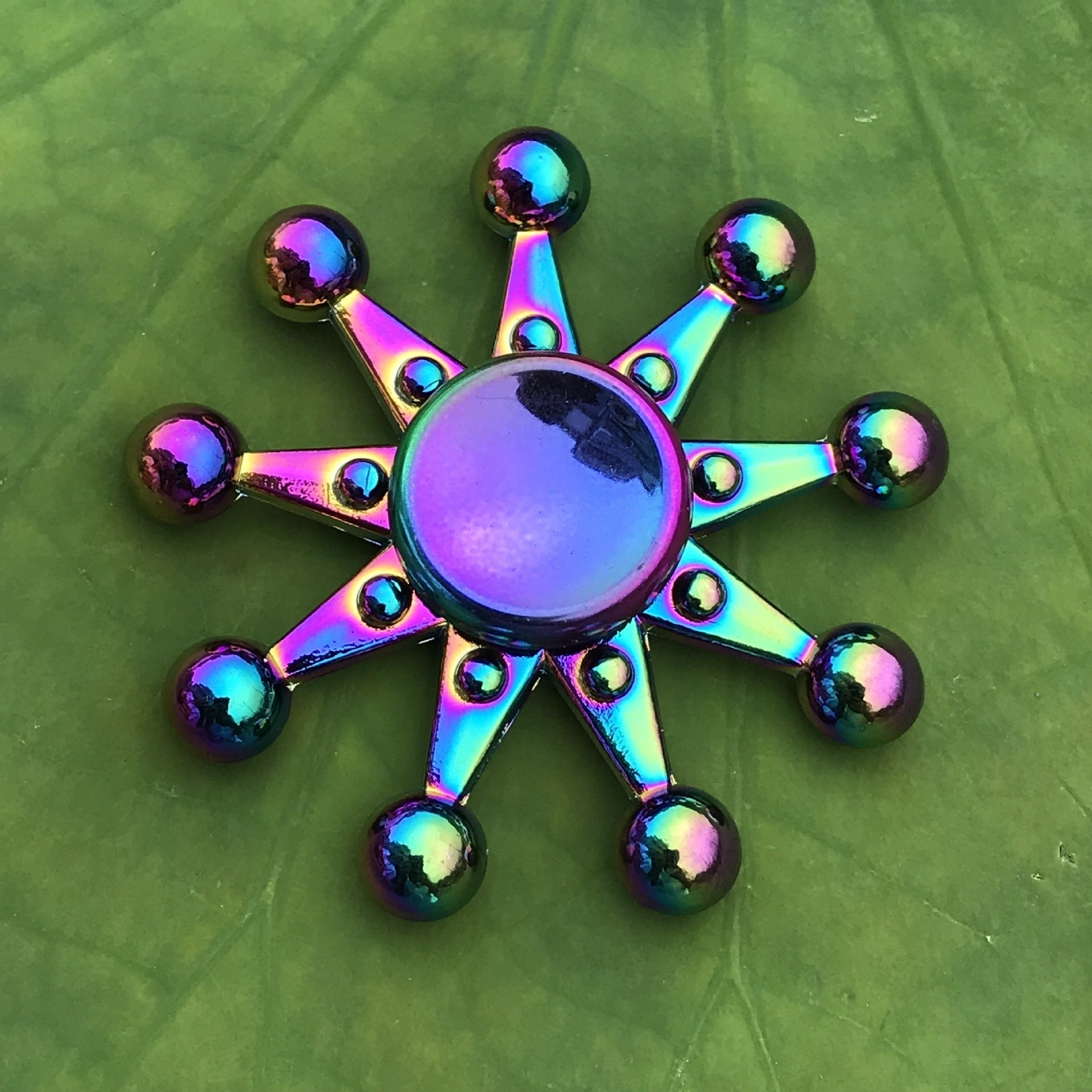 Clover Colorful Fingertip Spinning Spiral Decompression Toy Finger Spinner 1620545610736