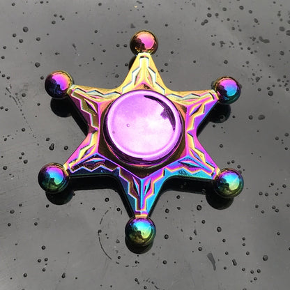 Clover Colorful Fingertip Spinning Spiral Decompression Toy Finger Spinner 1620545610751