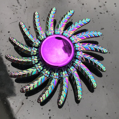 Clover Colorful Fingertip Spinning Spiral Decompression Toy Finger Spinner 1620545628230