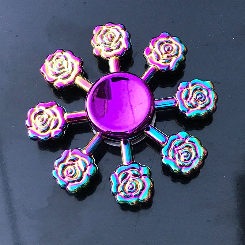 Clover Colorful Fingertip Spinning Spiral Decompression Toy Finger Spinner 1620545628236
