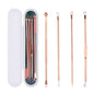 Rose Gold Acne Needle 4-Piece Set 1620561053037