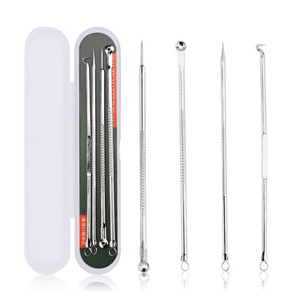 Rose Gold Acne Needle 4-Piece Set 1620561053039