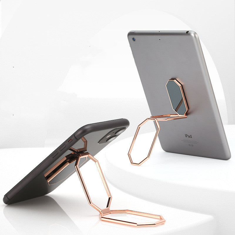 Magic Ring Folding And Sticking Zinc Alloy Metal Mobile Phone Ring Buckle - 图片 4