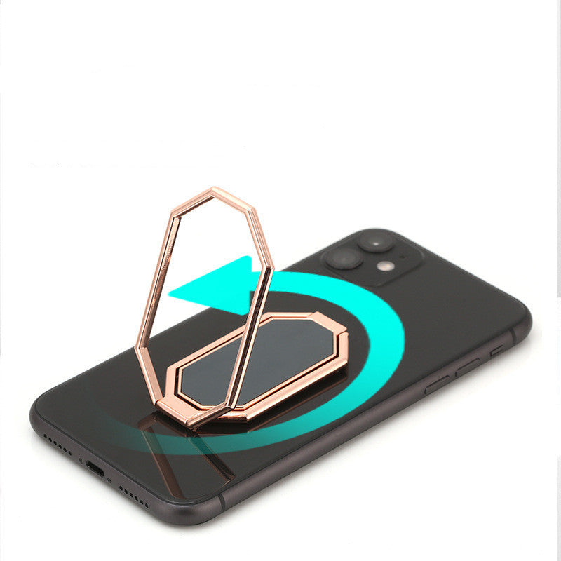 Magic Ring Folding And Sticking Zinc Alloy Metal Mobile Phone Ring Buckle - 图片 3