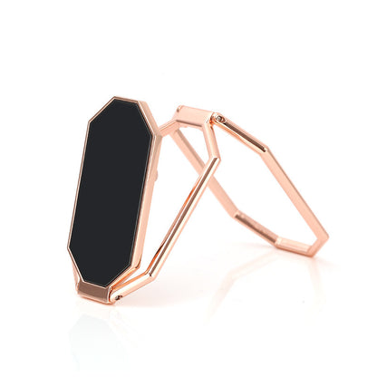 Magic Ring Folding And Sticking Zinc Alloy Metal Mobile Phone Ring Buckle - 图片 7