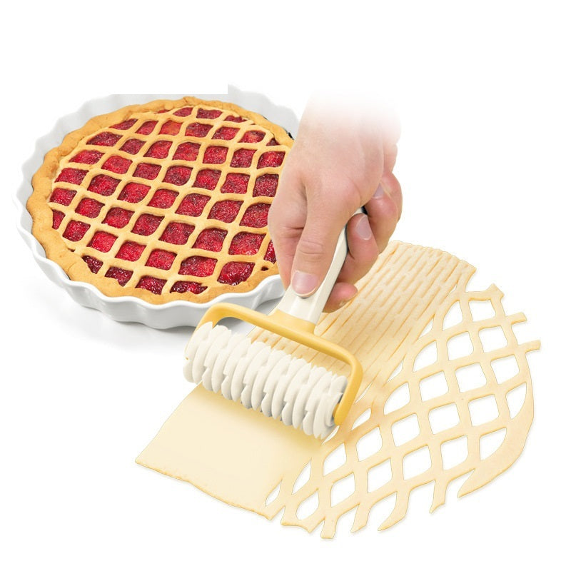 Kitchen Pizza Roller Pin Bread Hole Puncher DIY Baking Needle Tool Biscuit Wheel Pin Pasta Dough Crimper Kitchen Pizza Tool 1