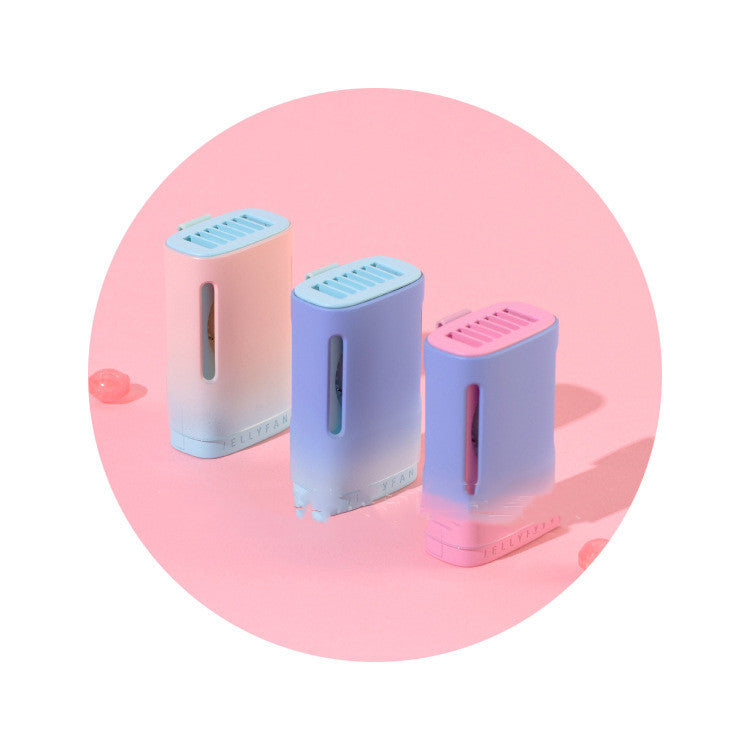 Jelly Hanging Neck Fan Usb Mini Fan Portable Handheld Hanging Neck Small Fan 1620638716487