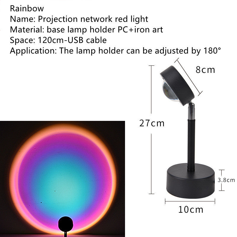 The Sun Never Sets Projection Sunset Atmosphere Light 1620703426023