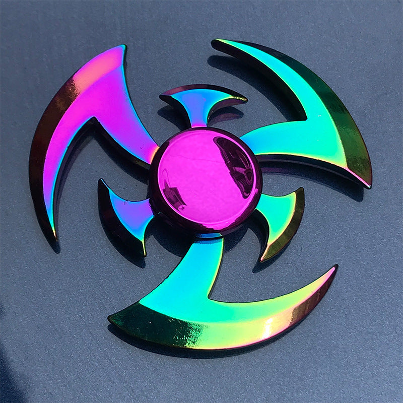 New Colorful Fingertip Spinner Zinc Alloy Decompression Toy Hand Spinner Finger Spinner 1620704637498
