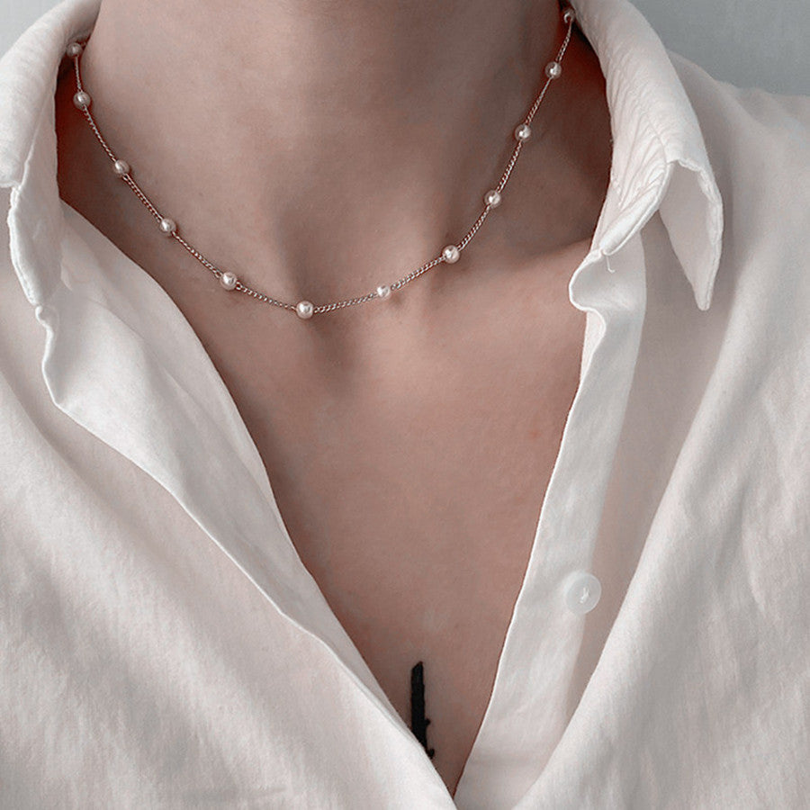 Girl Simple Necklace Necklace Clavicle Chain 1620717662072