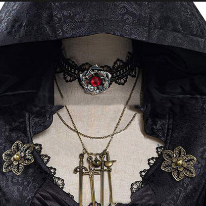 Evil Village Cosplay Costume Vampire Lady Dress Outfits Halloween Carnival Suit 1620800665027