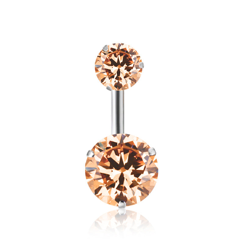 Steel Color Belly Button Piercing Punk Umbilical Umbilical Buckle Body Jewelry 1620801176274
