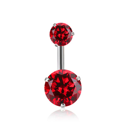 Steel Color Belly Button Piercing Punk Umbilical Umbilical Buckle Body Jewelry 1620801183334