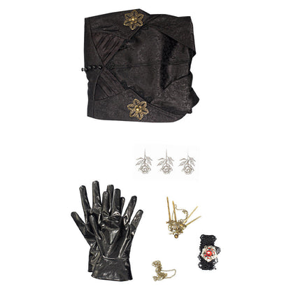 Evil Village Cosplay Costume Vampire Lady Dress Outfits Halloween Carnival Suit 1620801296199