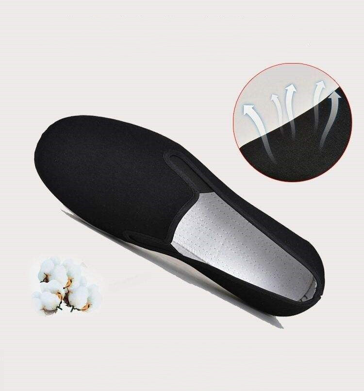 Handmade Melaleuca Sole Old Beijing Cloth Shoes Men's Deodorant Casual Shoes Soft Sole 1620869733308