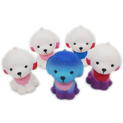 Slow Rebound Toy Slow Rebound Dog Simulation Scarf Dog Pu Dog 1620870211261