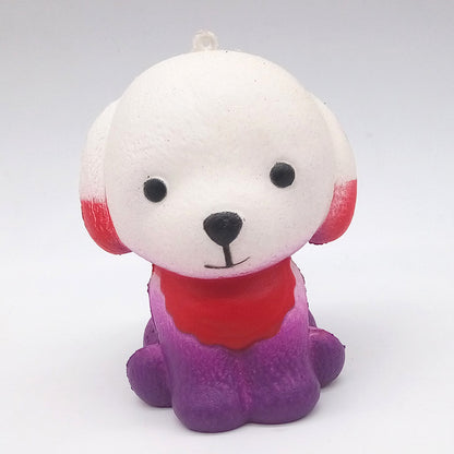 Slow Rebound Toy Slow Rebound Dog Simulation Scarf Dog Pu Dog 1620870211262