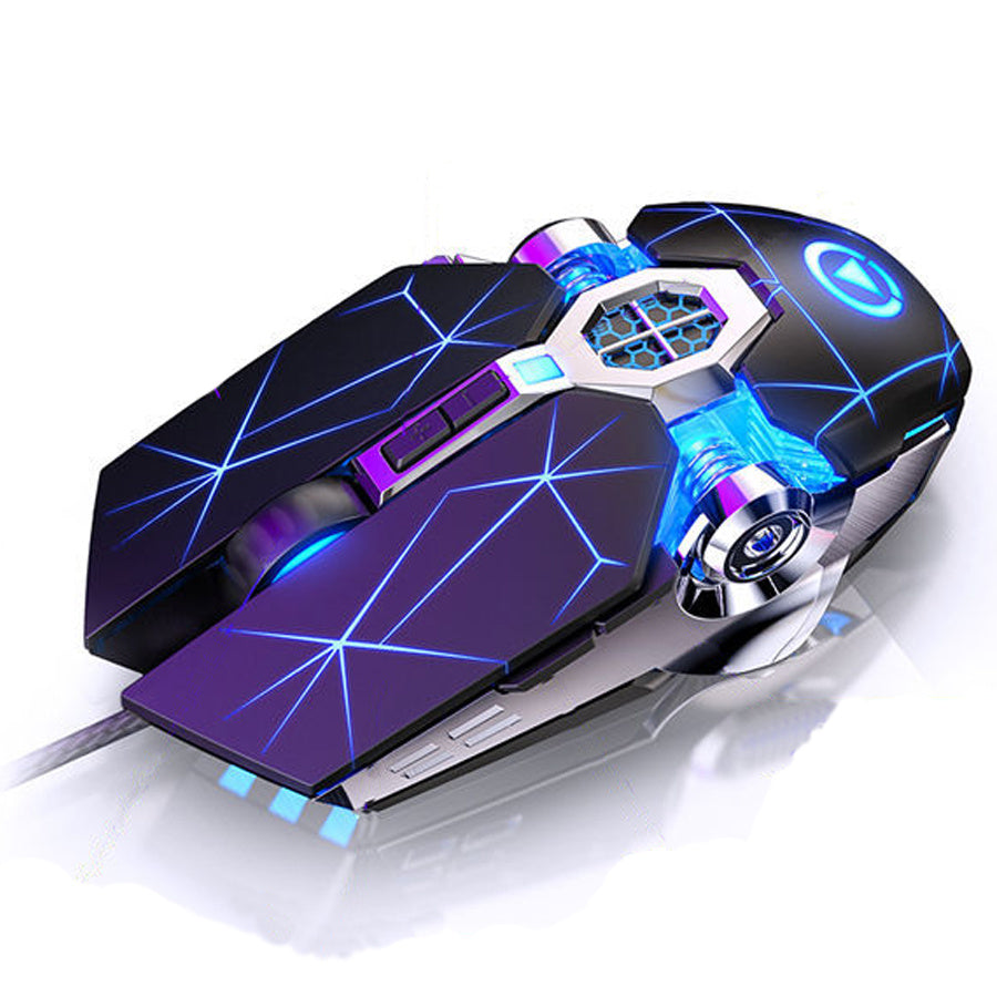 Gaming Mouse Wired Silent Gaming Mechanical Computer Desktop Notebook Office 1620890465883