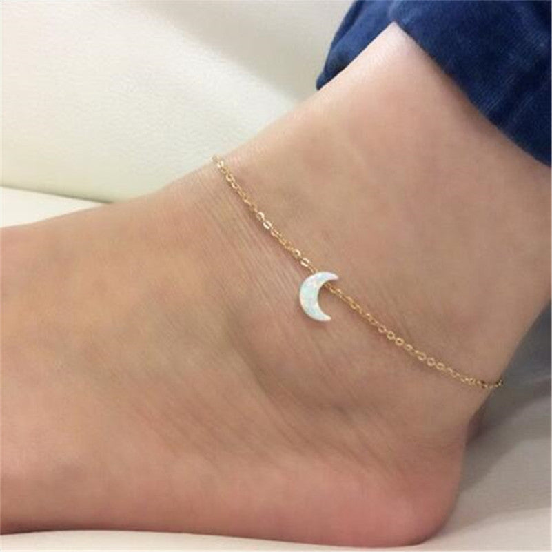 Moon Anklet Anklet Charm Beach Anklet Minimalist Fashion Anklet 1620893782110