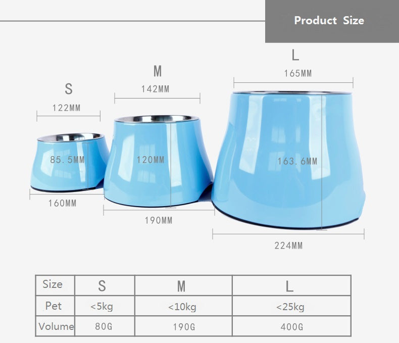 Top-foot Single Mouth Non-slip Pet Bowl 1620947929914