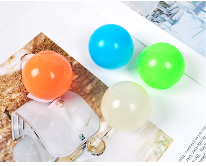 Luminous Sticky Ball Toys Sticky Wall Home Party Games Glow In The Dark Novelty Toys Decompression Squeeze Toy 1620955040181