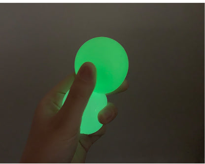 Luminous Sticky Ball Toys Sticky Wall Home Party Games Glow In The Dark Novelty Toys Decompression Squeeze Toy 1620955040185