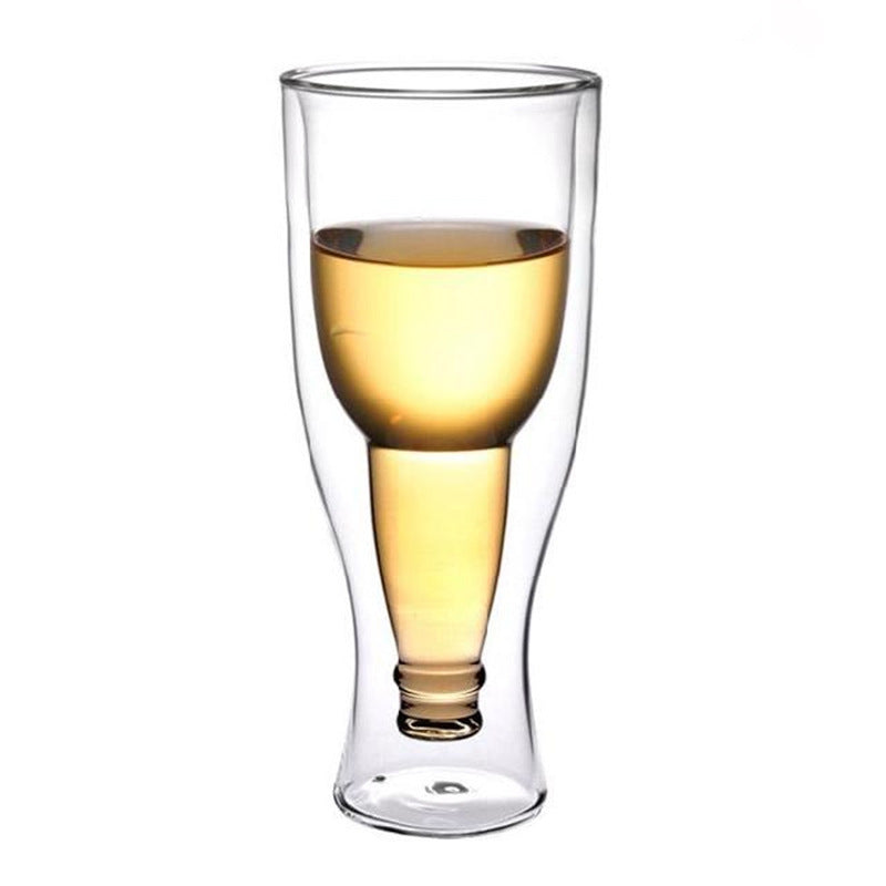 Creative Cocktail Wineglass Mug Double Wall Mugs Beer Wine Glasses Whiskey Champagne Glass 1620957809666