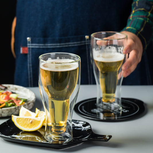 Creative Cocktail Wineglass Mug Double Wall Mugs Beer Wine Glasses Whiskey Champagne Glass 1620957809668