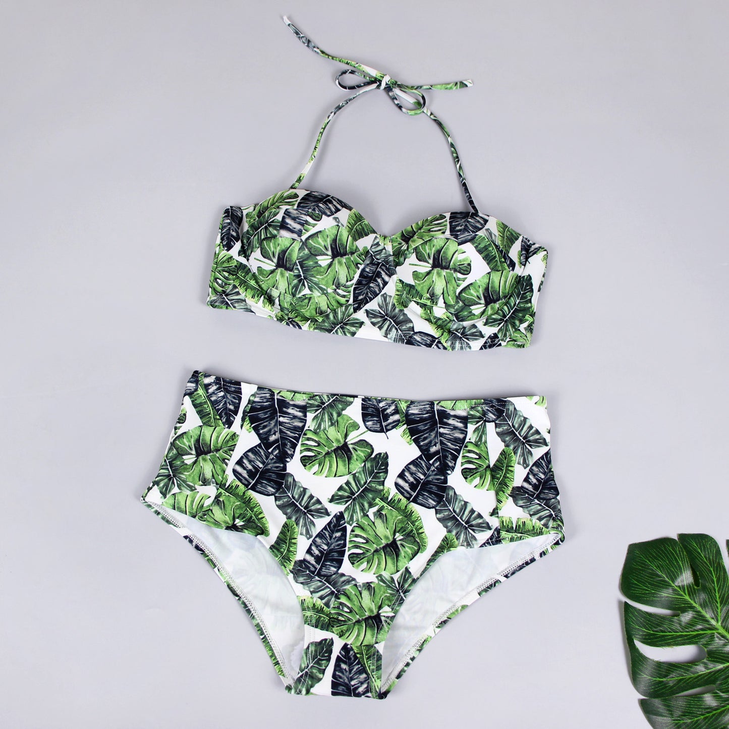 Ladies Swimsuit Fashion Print Ladies Split Swimsuit Sexy Bikini 1620975245491