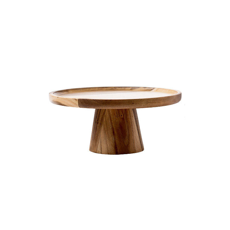 Fruit Tray Living Room Household Japanese-Style Solid Wood Dried Fruit Dessert Cake Tray Dessert 1621045752517