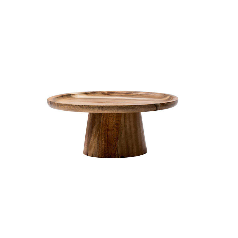 Fruit Tray Living Room Household Japanese-Style Solid Wood Dried Fruit Dessert Cake Tray Dessert 1621045752520
