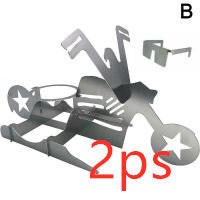 Chicken Stand Beer Funny American Motorcycle BBQ Steel Rack Tools Funny Roast Chicken Rack Grilling Roast Rack 1621133938966