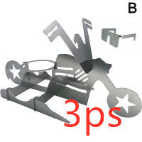 Chicken Stand Beer Funny American Motorcycle BBQ Steel Rack Tools Funny Roast Chicken Rack Grilling Roast Rack 1621133955179