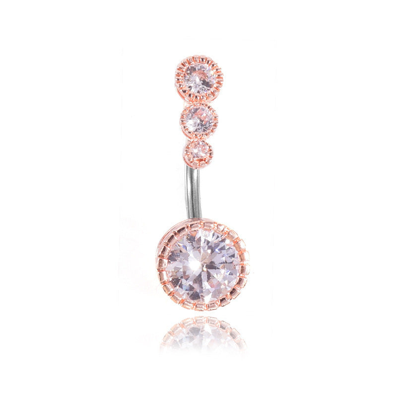 Navel-Ring Barbell Belly-Button Piercing Stainless-Steel Ombligo Stud Body-Jewelry Women 1621134793281