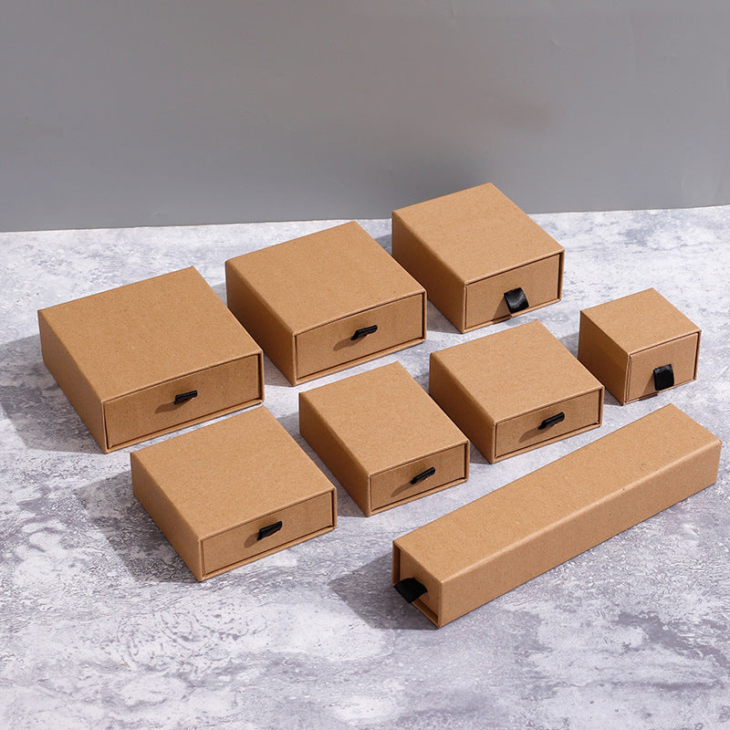 Jewelry Bracelet Jewelry Packaging Box Necklace Ring Earrings Drawer Storage Tray Custom Pull Gift Box 1621229591100