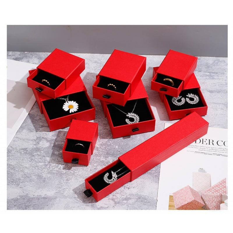 Jewelry Bracelet Jewelry Packaging Box Necklace Ring Earrings Drawer Storage Tray Custom Pull Gift Box 1621229591105