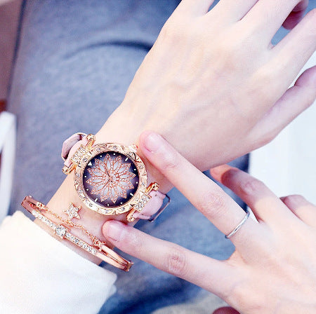 Full Diamond Watch Female Fashion Trend Waterproof Simple Female Watch 1621235539576