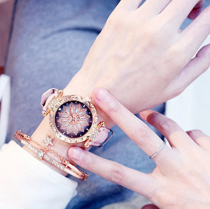 Full Diamond Watch Female Fashion Trend Waterproof Simple Female Watch 1621235539576