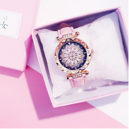 Full Diamond Watch Female Fashion Trend Waterproof Simple Female Watch 1621235539578