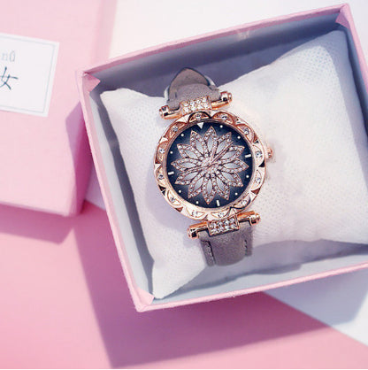 Full Diamond Watch Female Fashion Trend Waterproof Simple Female Watch 1621235539580
