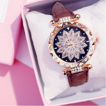 Full Diamond Watch Female Fashion Trend Waterproof Simple Female Watch 1621235539582