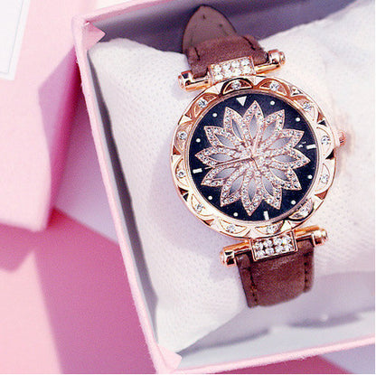 Full Diamond Watch Female Fashion Trend Waterproof Simple Female Watch 1621235539582
