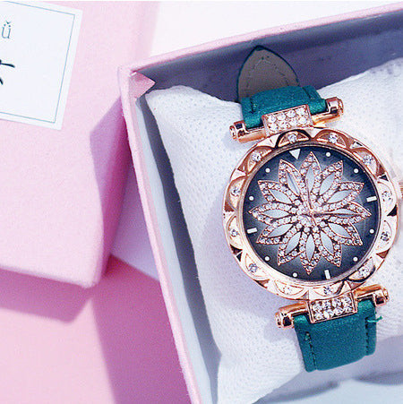 Full Diamond Watch Female Fashion Trend Waterproof Simple Female Watch 1621235539869