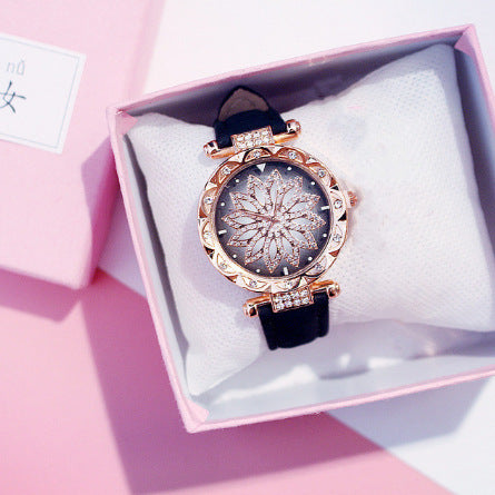 Full Diamond Watch Female Fashion Trend Waterproof Simple Female Watch 1621235539872