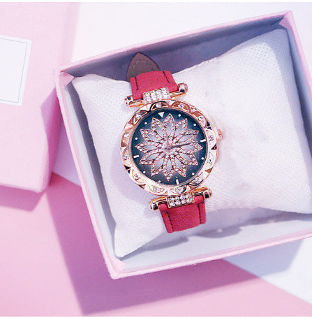 Full Diamond Watch Female Fashion Trend Waterproof Simple Female Watch 1621235539874