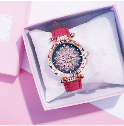 Full Diamond Watch Female Fashion Trend Waterproof Simple Female Watch 1621235539874